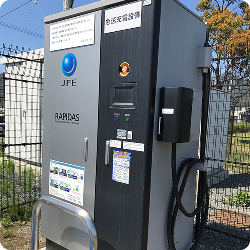 自営線設置及びEV充電拠点整備